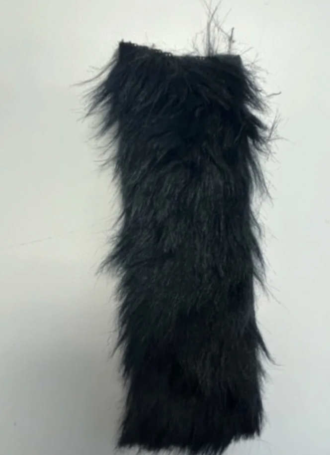 Child Intermediate - Black Unitard with Fuzzy Vest & Arms Gorilla Costume