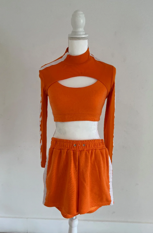 Adult XS - Orange Hip Hop