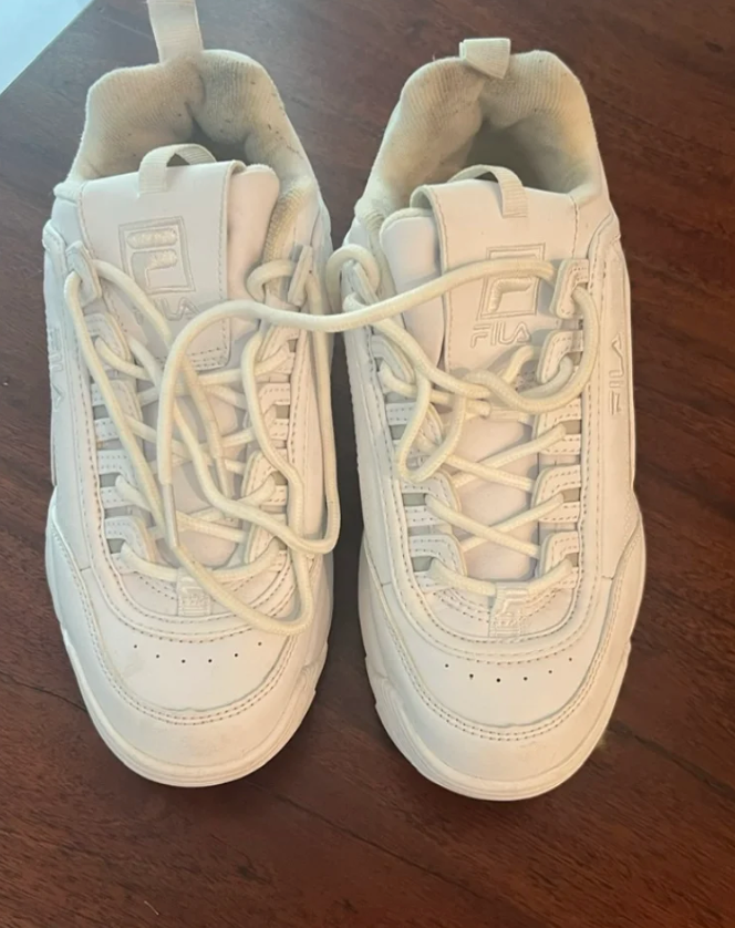 Shoes - FILA White Sneakers Hip Hop / Women’s Size 6 / Only worn on stage for competition