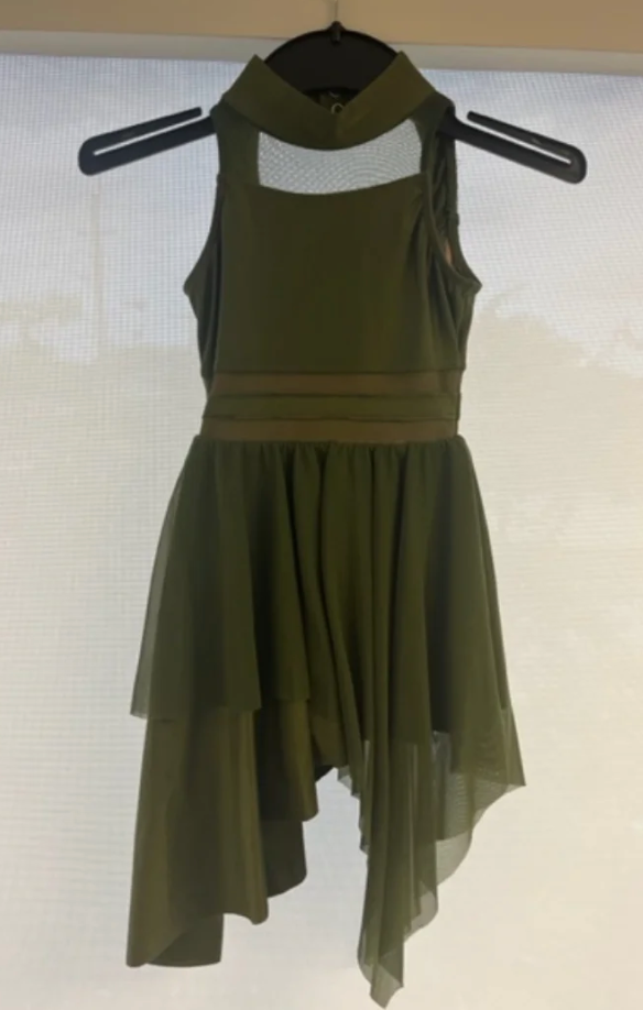 Child Small - Army Green Costume Dress