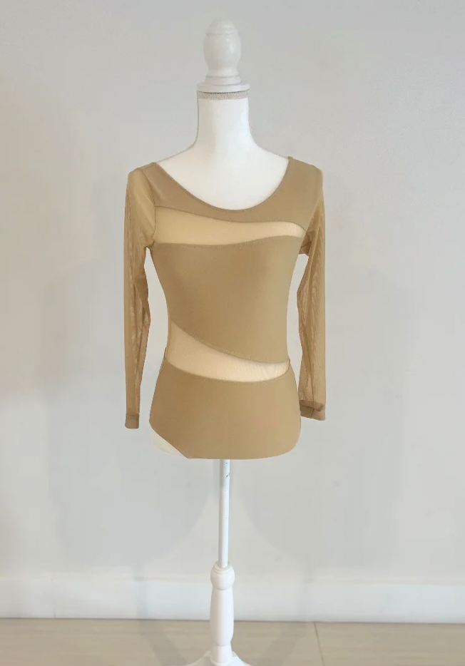 Adult Medium - Ilo Gear Beige Nude Leotard