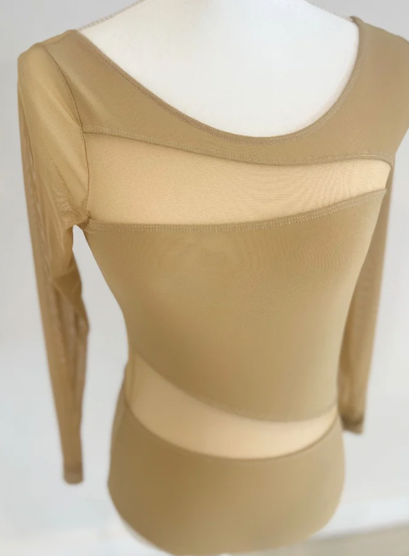 Adult Medium - Ilo Gear Beige Nude Leotard