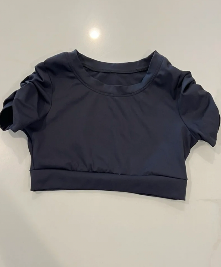 Child Large - Werk Dancewear Black Crop Top